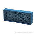 Bluetooth Speaker with PU Leather Cover and Metal Grill